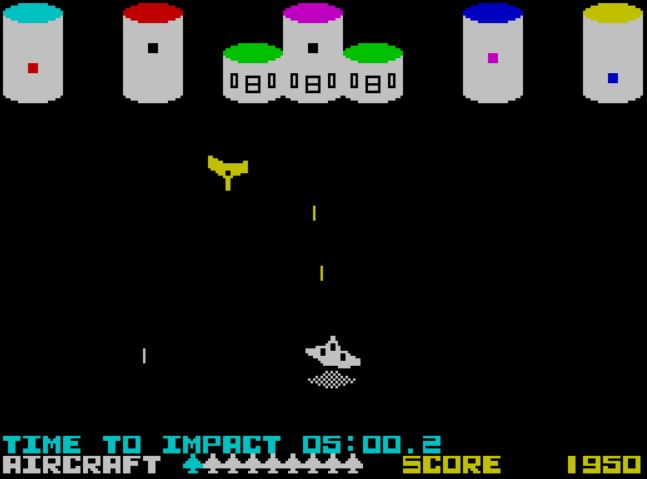 Raid over Moscow - ZX Spectrum game screenshot (1985) by US Gold